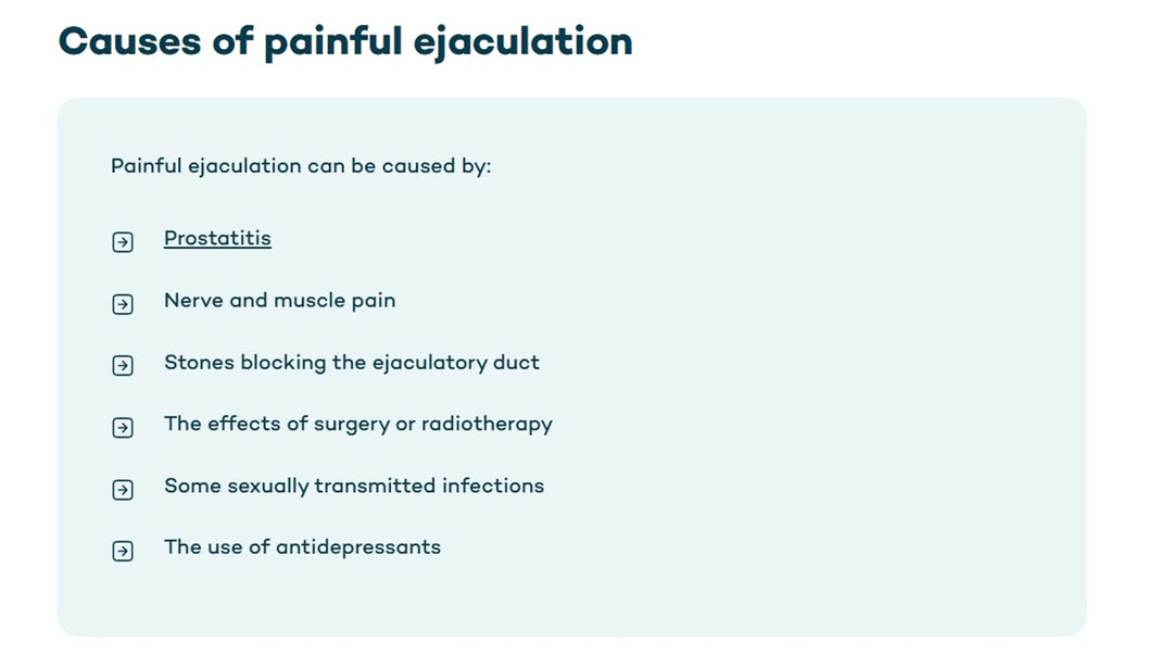 STOP PAINFUL EJACULATIONS NATURALLY - STRONGEST EJACULATION PAIN KILLER - MADE IN USA
