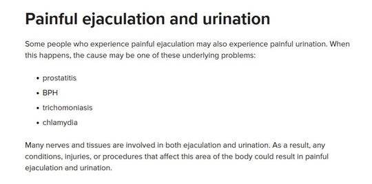 STOP PAINFUL EJACULATIONS NATURALLY - STRONGEST EJACULATION PAIN KILLER - MADE IN USA