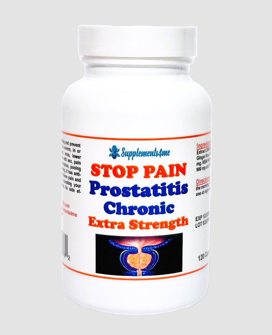 STOP PROSTATITIS CHRONIC PAIN NATURALLY - STRONGEST PROSTATITIS PAIN KILLER - MADE IN USA