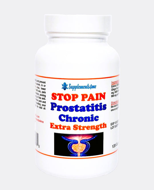 STOP PROSTATITIS CHRONIC PAIN NATURALLY - STRONGEST PROSTATITIS PAIN KILLER - MADE IN USA