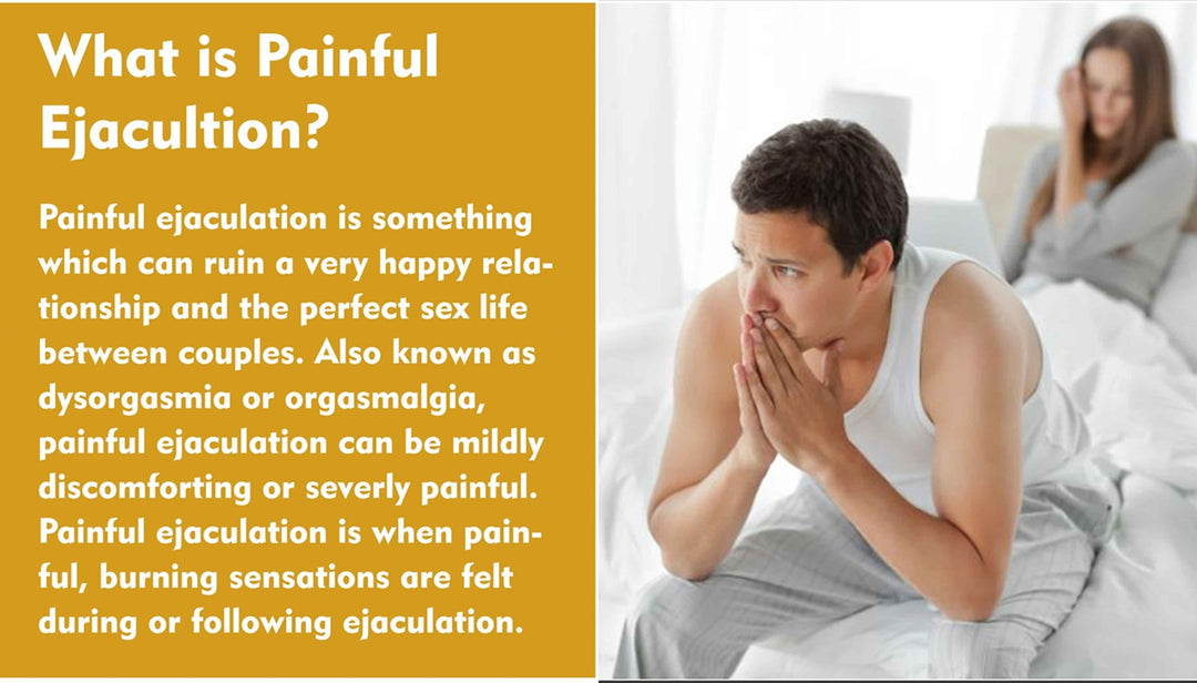 STOP PAINFUL EJACULATIONS NATURALLY - STRONGEST EJACULATION PAIN KILLER - MADE IN USA