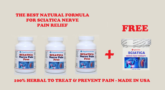 STOP SCIATICA NERVE PAIN right away- STRONGEST SCIATICA PAIN KILLER - MADE IN USA