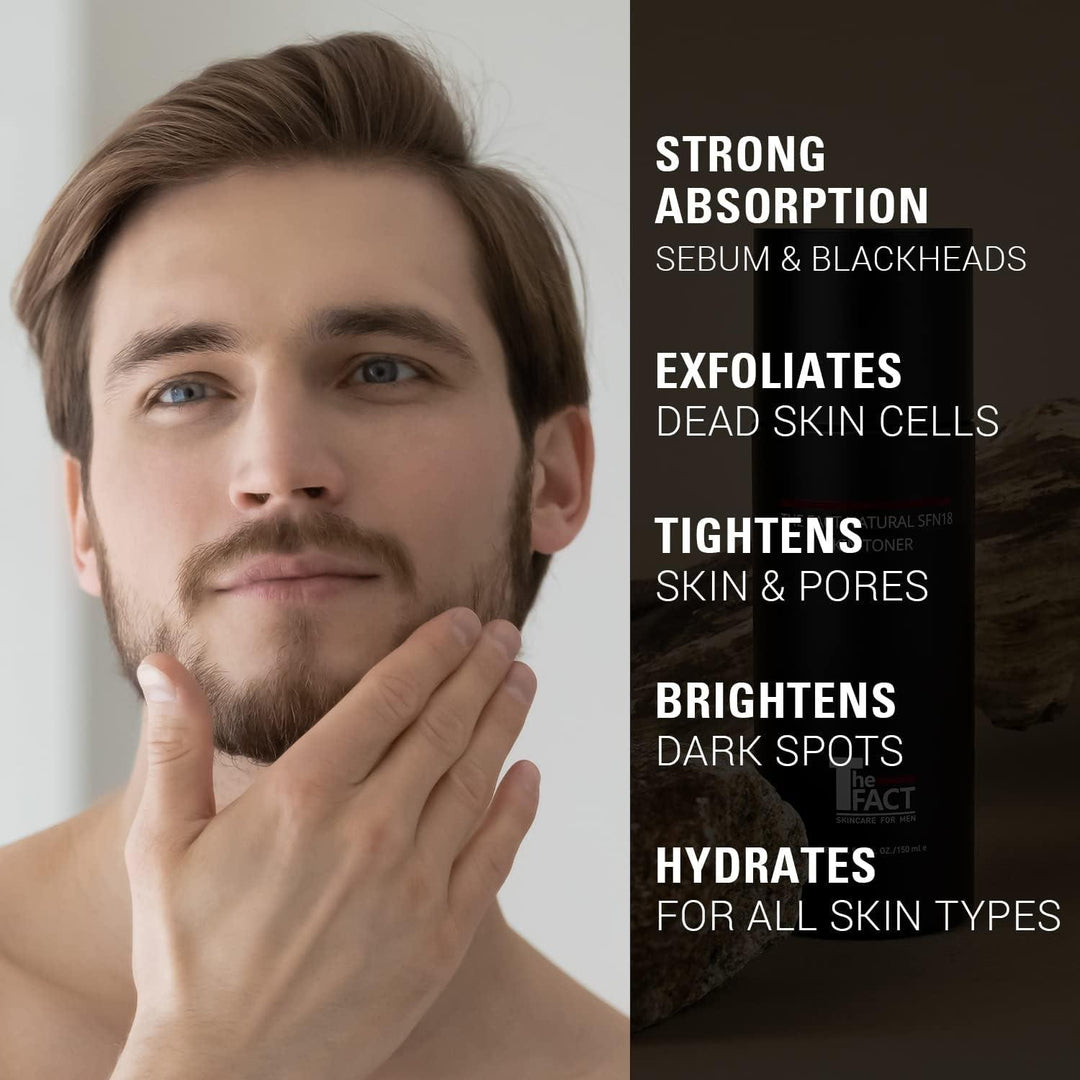 ANTI-AGING & WRINKEL CREAM FOR MEN - FACIAL SKIN TONER & MOISTURIZER FOR MEN - 4 OZ. - MADE IN USA