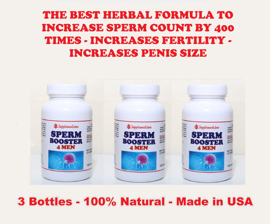 FASTEST SPERM BOOSTER - Increase Sperm Count - Powerful Ejaculations - STOP SPERMAGEDDON - MADE IN USA