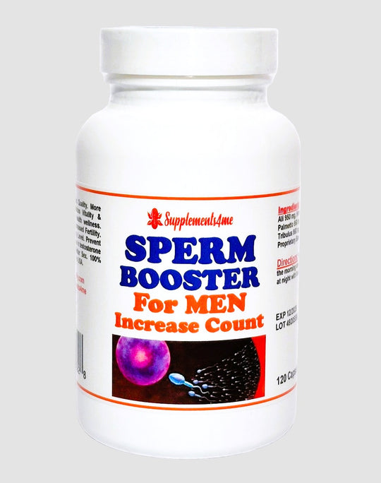 SUPER SPERM BOOSTER - Increase Sperm Count - Powerful Ejaculations - ALPHA MALE - BOOST MALE FERTILITY - MADE IN USA
