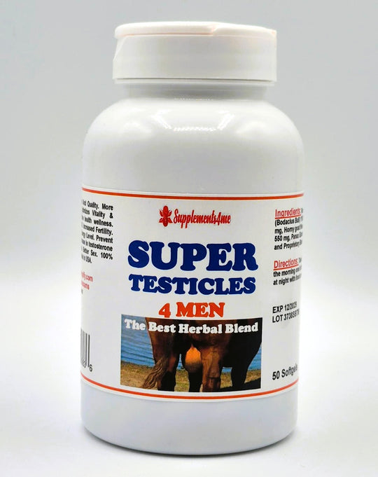 SUPER TESTICLES  - Big Balls - Big Guts - Powerful Ejaculations - ALPHA MALE - MADE IN USA