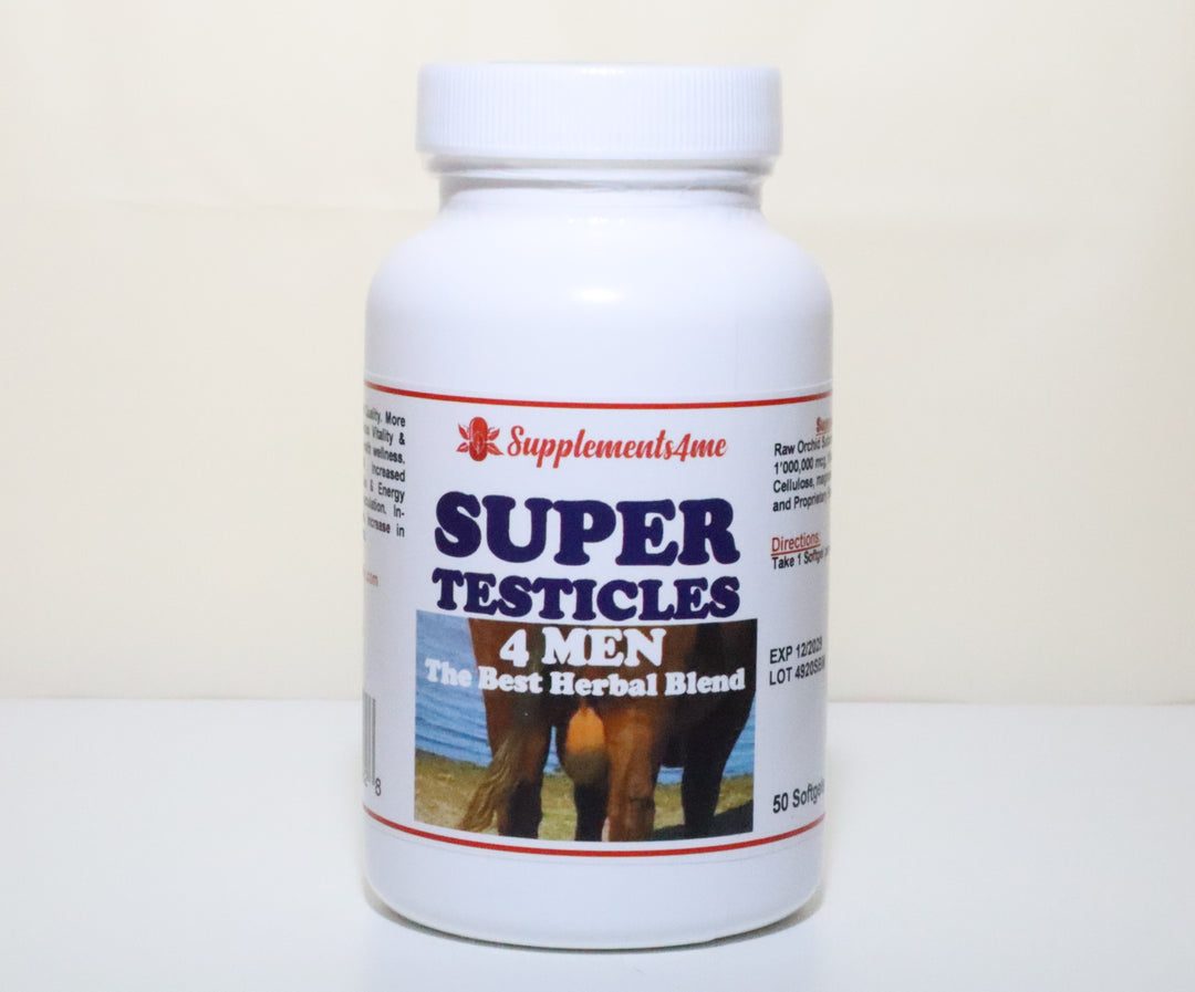 SUPER TESTICLES  - Big Balls - Big Guts - Powerful Ejaculations - ALPHA MALE - MADE IN USA