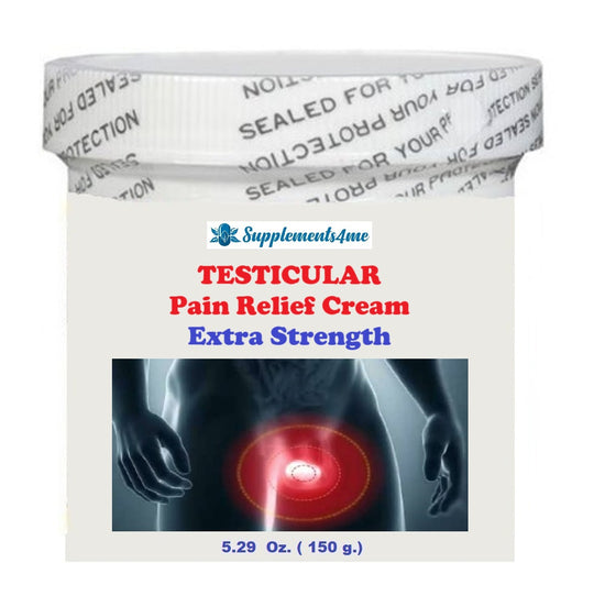 STOP THE TESTICULAR PAIN NOW - STRONGEST CREAM PAIN KILLER - ELIMINATE THE PAIN FOREVER - MADE IN USA
