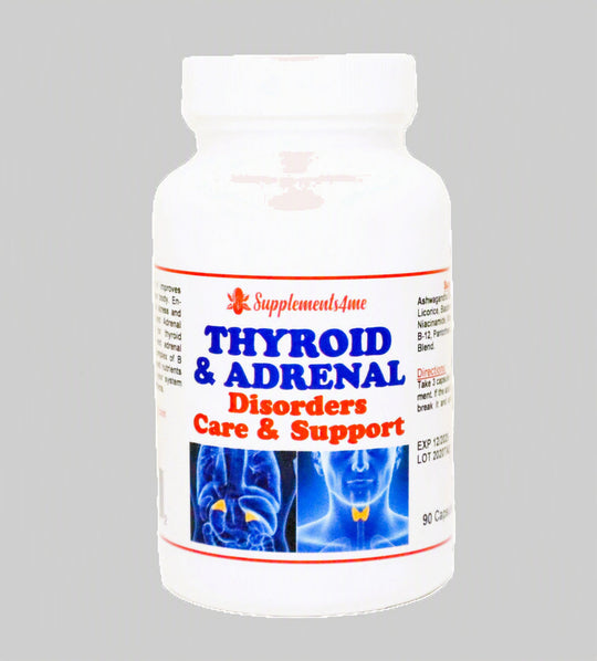 GET RID OF THYROID & ADRENAL Disease - Hypothyroidism - Thyroid Hormone Booster - MADE IN USA