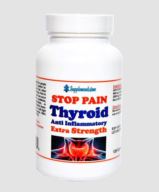 STOP THYROID PAIN RIGHT NOW - STRONGEST PAIN KILLER - TREAT & PREVENT - 100% NATURAL - MADE IN USA