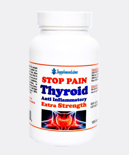 STOP THYROID PAIN RIGHT NOW - STRONGEST PAIN KILLER - TREAT & PREVENT - 100% NATURAL - MADE IN USA