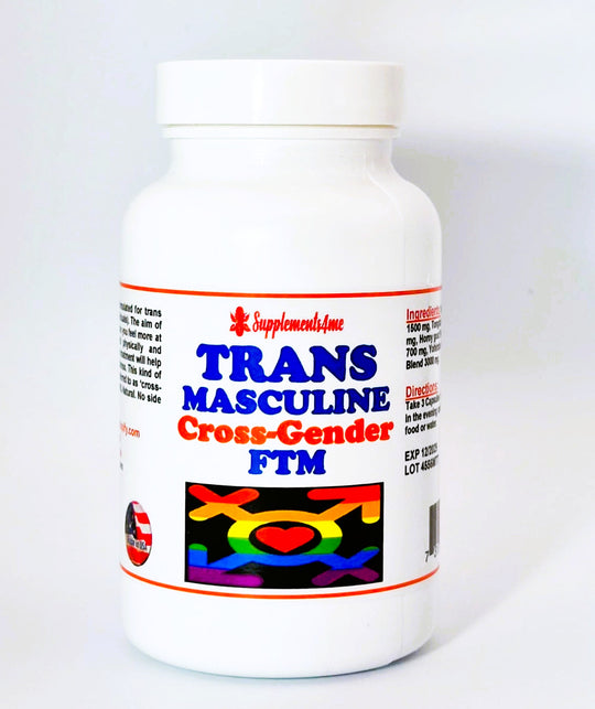 NATURAL SEX CHANGE FROM FEMALE TO MALE - TRANSGENDER, TRANSSEXUAL  - Made in USA