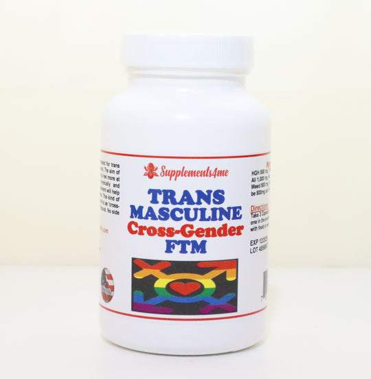 NATURAL SEX CHANGE FROM FEMALE TO MALE - TRANSGENDER, TRANSSEXUAL  - Made in USA