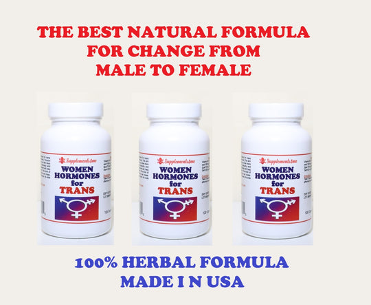 NATURAL CHANGE FROM MALE TO FEMALE - Hormone Treatment - Cross-Sex Hormone - MADE IN USA