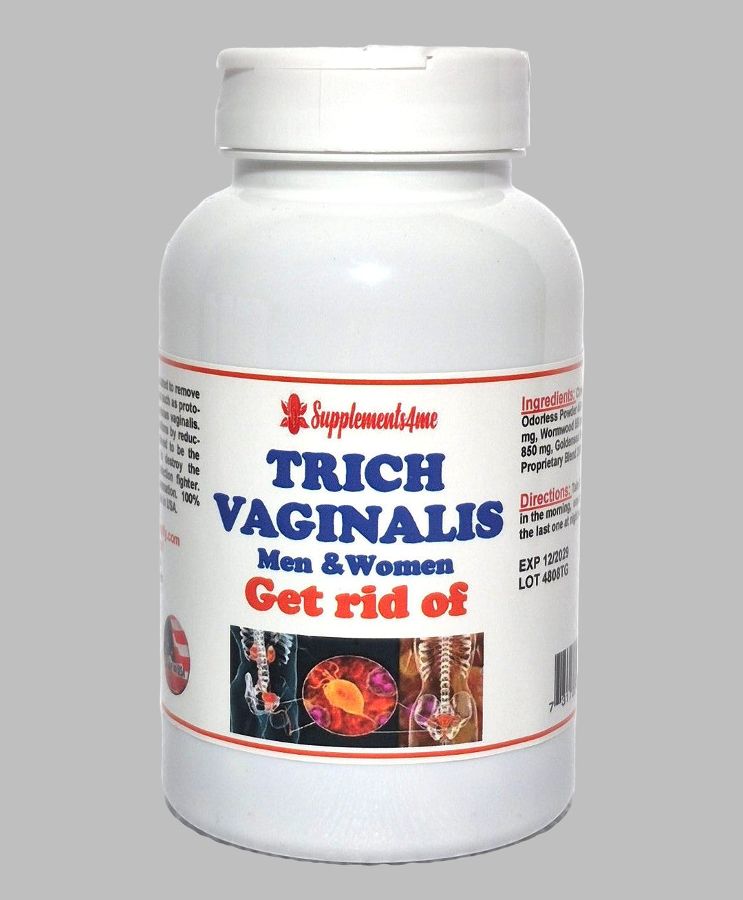GET RID OF TRICHOMONIASIS VAGINALIS FOR WOMEN AND MEN - ELIMINATE TRICHOMONAS VAGINALIS RIGHT NOW - MASDE IN USA