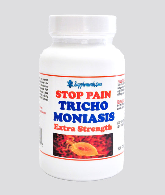STOP TRICHOMONIASIS TRICH PAIN - EXTRA STRENGTH - STRONGEST PAIN KILLER - MADE IN USA
