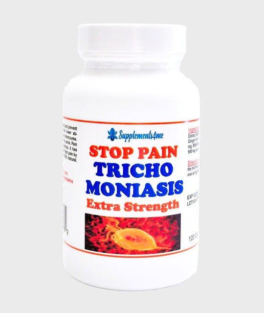 STOP TRICHOMONIASIS TRICH PAIN - EXTRA STRENGTH - STRONGEST PAIN KILLER - MADE IN USA