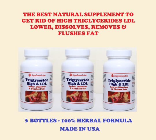 GET RID OF TRIGLYCERIDES NATURALLY - lower triglycerides levels right now - MADE IN USA