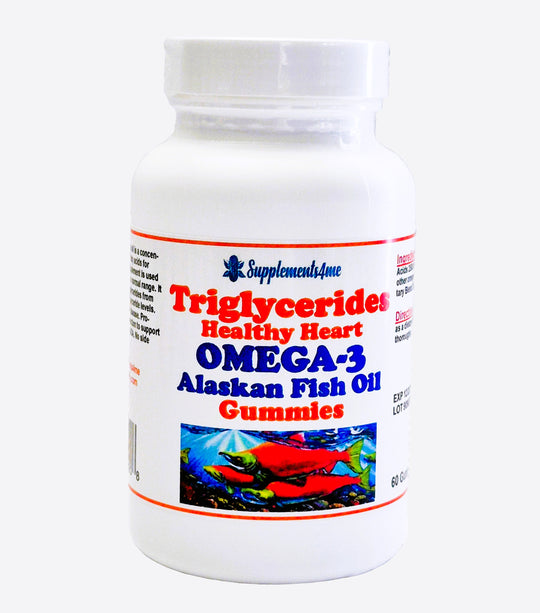 GET RID OF  HIGH TRIGLYCERIDES NATURALLY - ELIMINATE FAT IN YOUR BLOOD - GUMMIES MADE IN USA