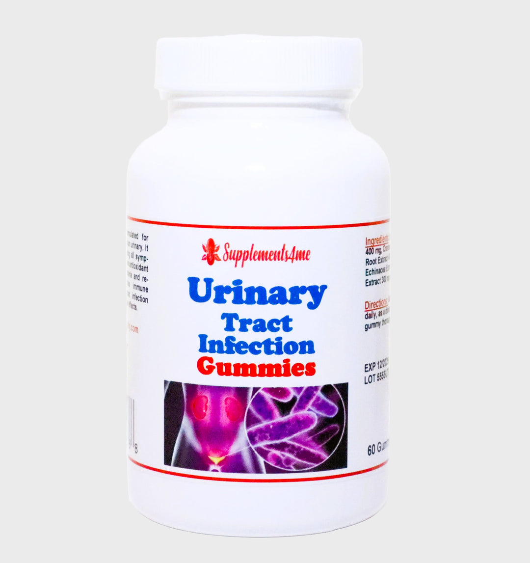 GET RID OF URINARY TRACT INFECTION - ELIMINATE THE URINARY BACTERIAL INFECTION - TREAT & PREVENT - GUMMIES MADE IN USA