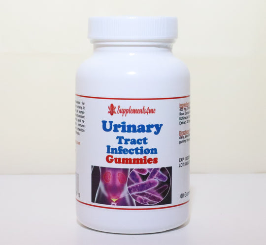 GET RID OF URINARY TRACT INFECTION - ELIMINATE THE URINARY BACTERIAL INFECTION - TREAT & PREVENT - GUMMIES MADE IN USA
