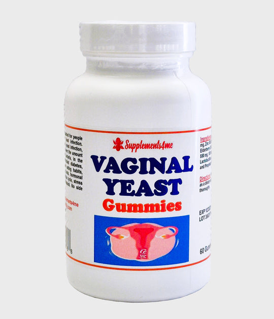 GET RID OF VAGINAL YEAST INFECTION & CANDIDDIASIS - FUNGAL INFECTION KILLER - TREAT PREVENT - 60 GUMMIES - MADE IN USA