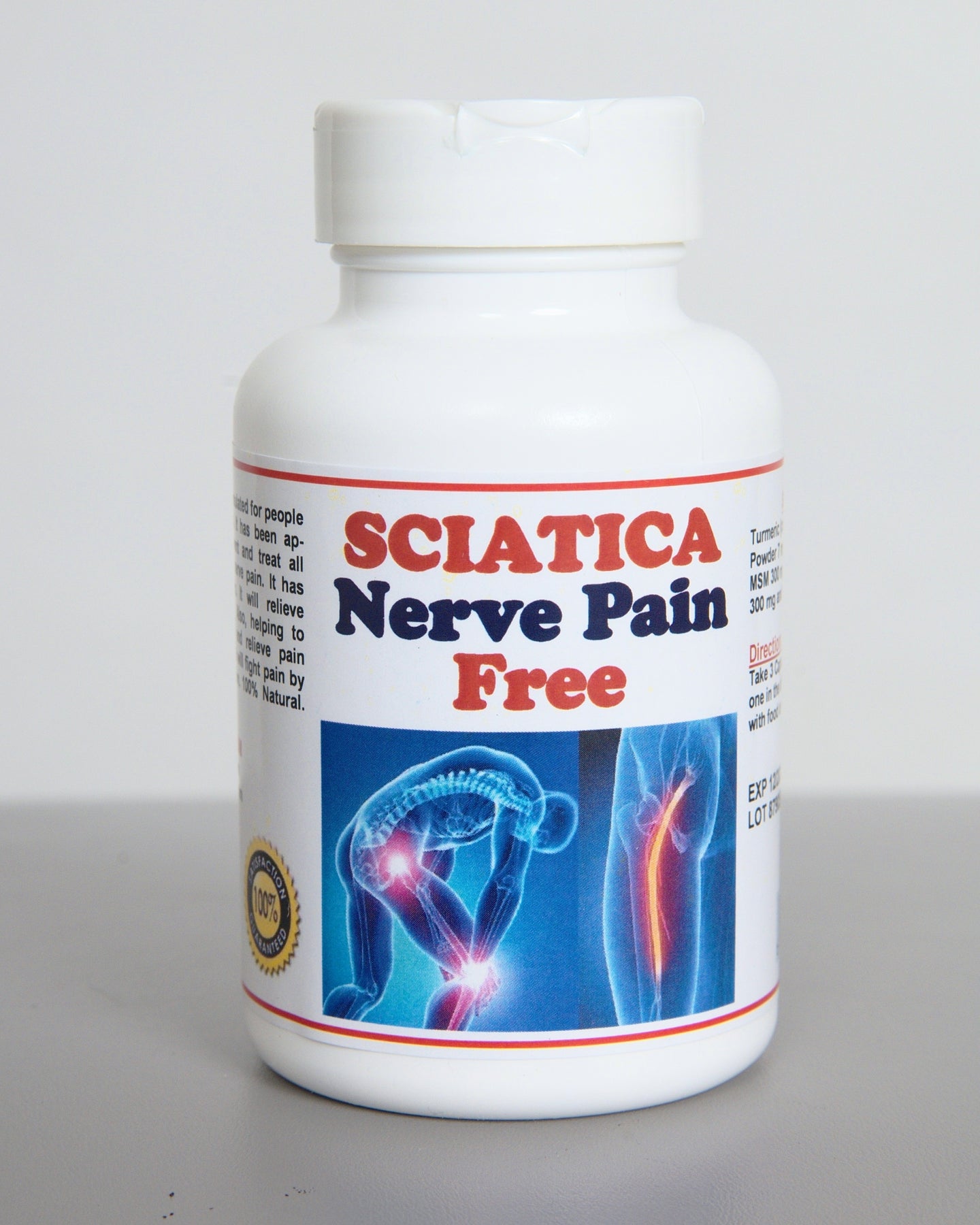 Bestmade Natural Products Sciatica Pain Relief for Nerve, Natural Supplement for Lower Backache (bm203)